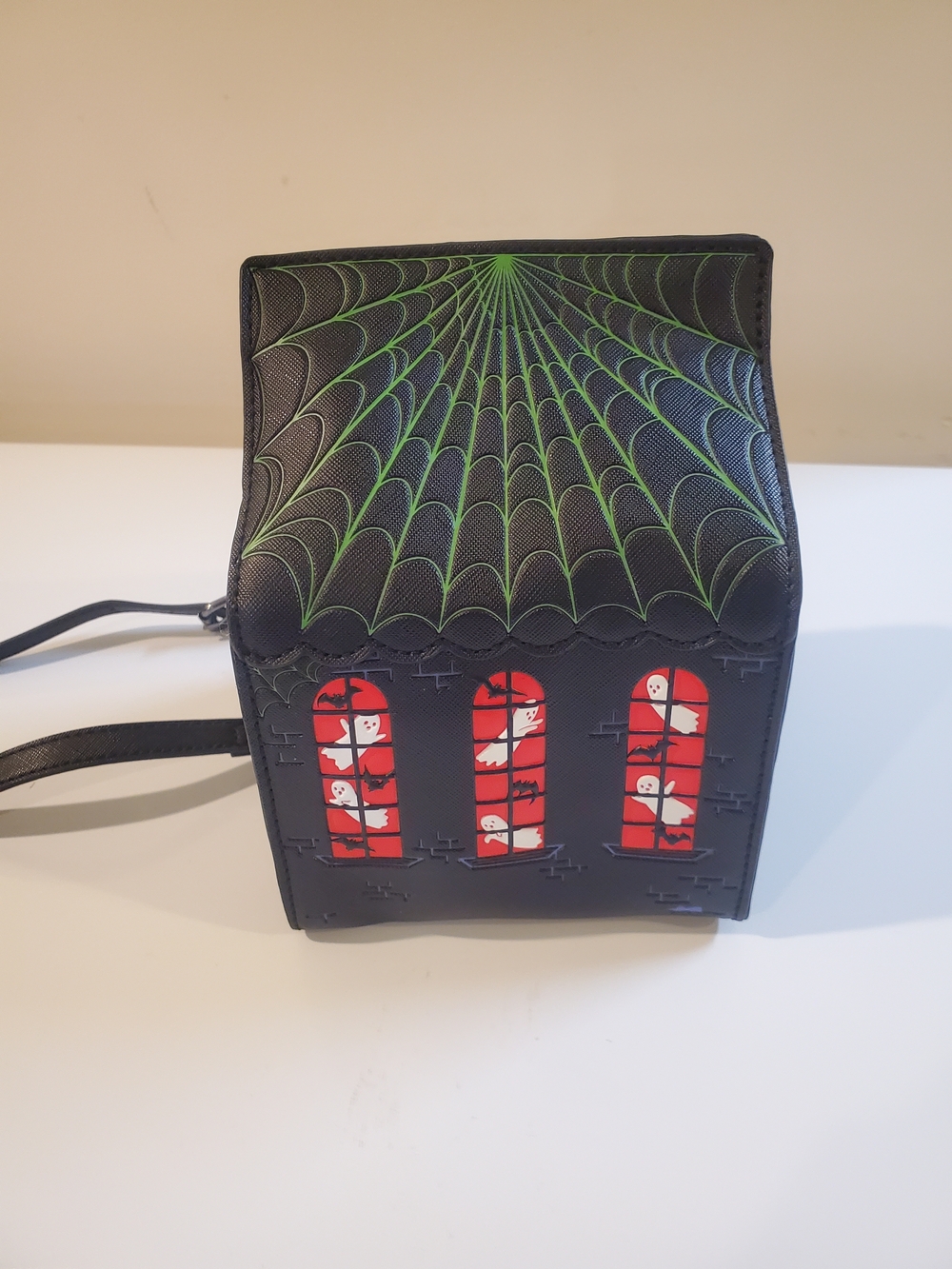 Mad Engine haunted house crossbody purse Halloween - Picture 3 of 9